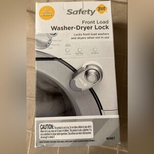 Safety first front load, washer dryer lock for toddlers, safety brand new in box